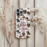 Just A Girl Who Loves Dogs - Personalized Dog Full Print Phone Case