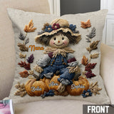 Nana's Little Pumpkins - Personalized Grandma Throw Pillow