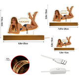I Love You - Personalized Spicy Couple Shaped Led Night Light