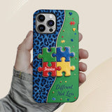 Different Not Less - Personalized Autism Awareness Full Print Phone Case
