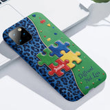 Different Not Less - Personalized Autism Awareness Full Print Phone Case