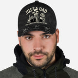 Just A Dad Who Always Came Back With The Milk Funny Skeleton - Personalized Father Classic Cap