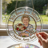Happy Mother's Day - Personalized Mother Acrylic Puzzle Suncatcher