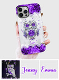 Purple Owl - Personalized Owl Full Print Phone Case