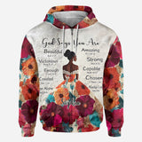 God Says You Are - Personalized African American All Over Shirt