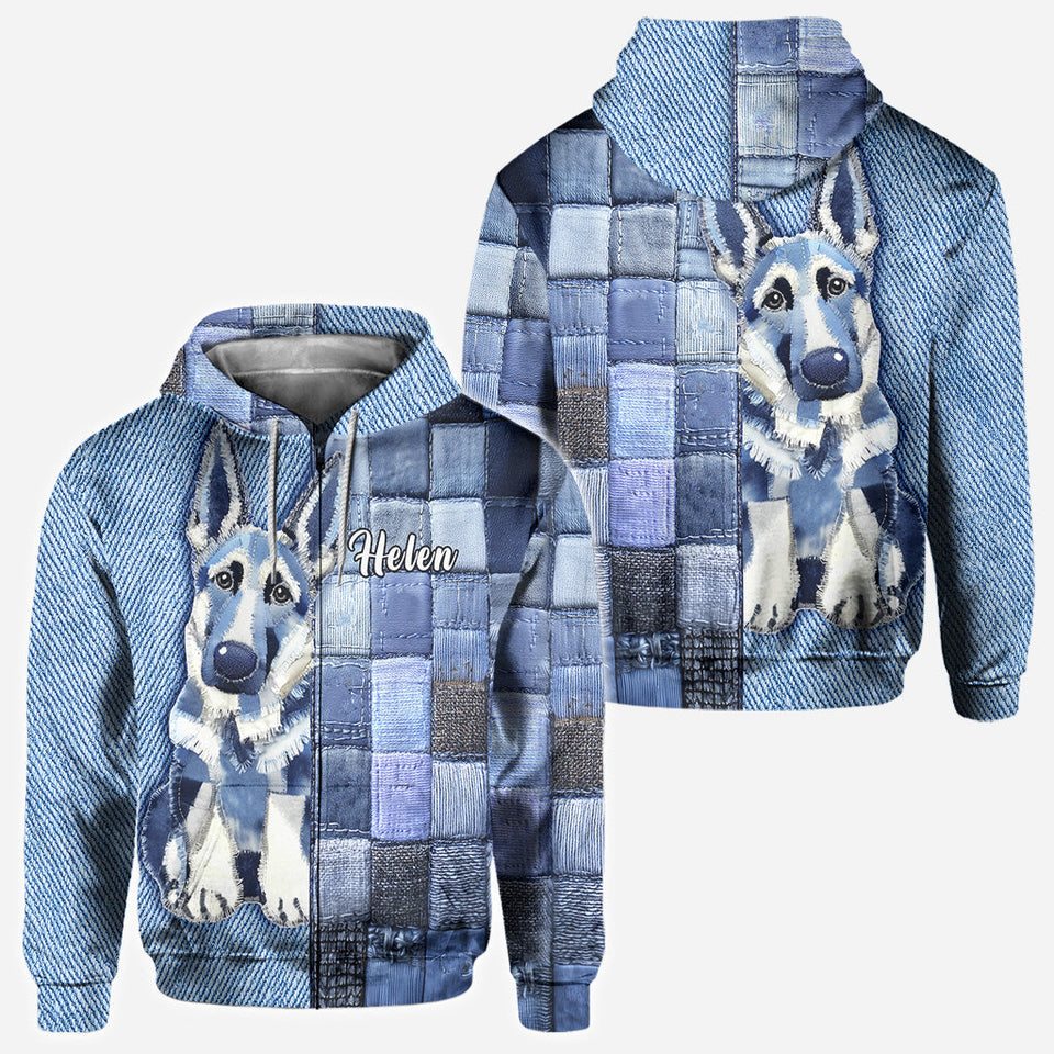 Love German Shepherds - Personalized Dog All Over Shirt