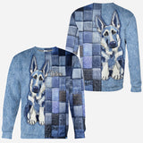 Love German Shepherds - Personalized Dog All Over Shirt