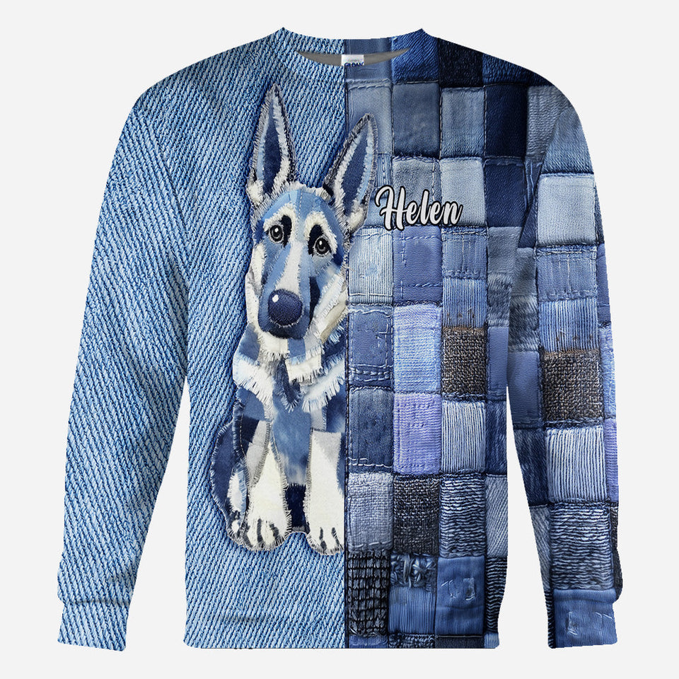 Love German Shepherds - Personalized Dog All Over Shirt