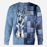Love German Shepherds - Personalized Dog All Over Shirt
