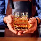 Congrats On Being My Husband - Personalized Husband And Wife Whiskey Glass