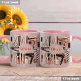 Proud Hair Stylist - Personalized Hairdresser Accent Mug & Coaster