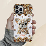 Love French Bulldog - Personalized Dog Full Print Phone Case