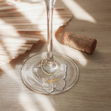 Pink Glass Butterfly - Personalized Butterfly Wine Glass With Long Stem