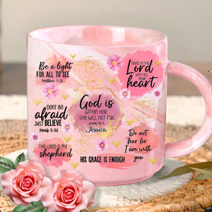 Christian Affirmation - Personalized Christian Marble Mug