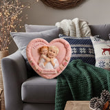 Custom Any Photo - Perfect Gift For Mom, Grandma - Personalized Mother Faux Fur Shaped Pillow