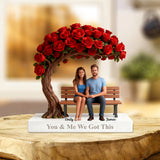 You & Me We Got This - Personalized Couple Custom Shaped Acrylic Plaque