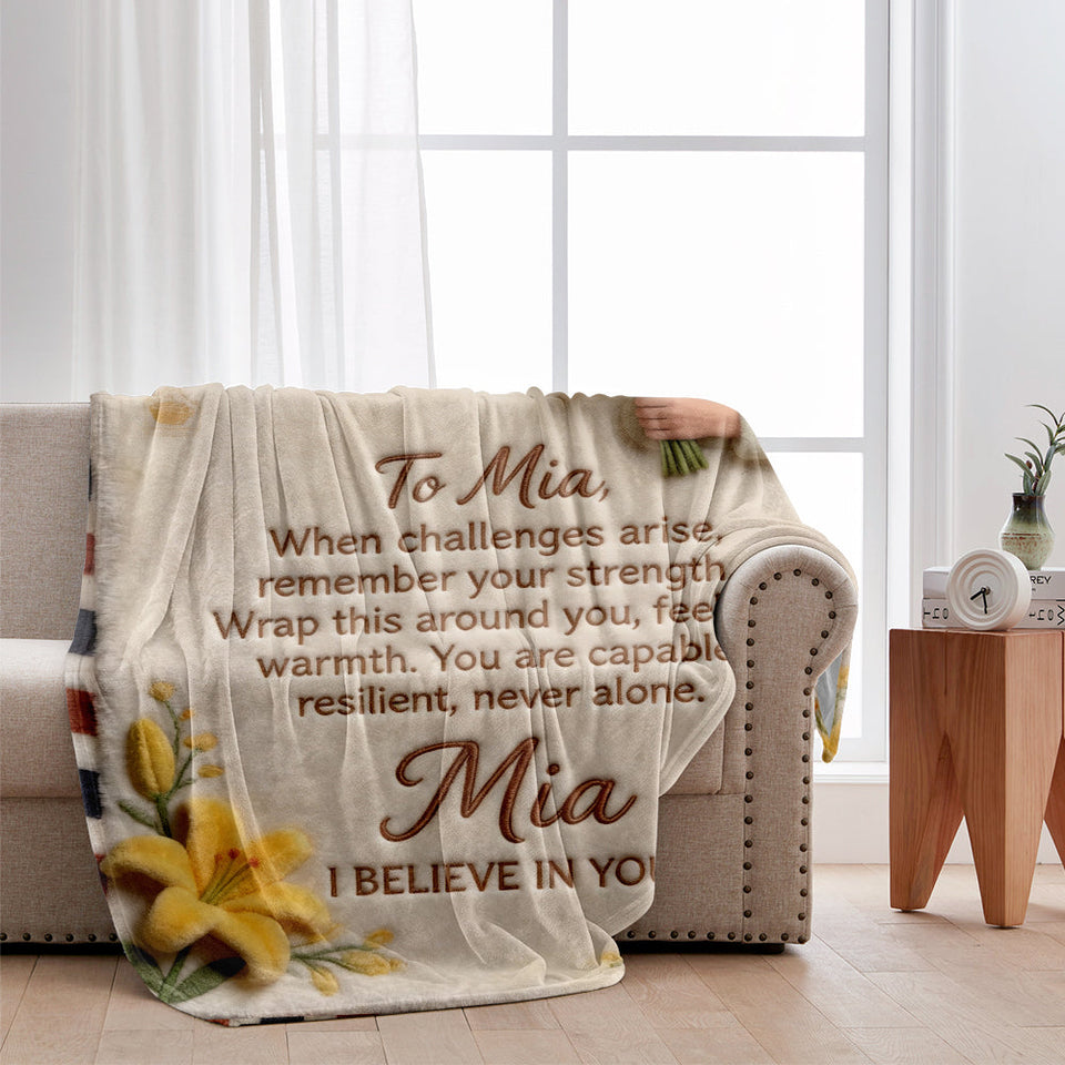 Reminder To Yourself - Personalized Self Love Blanket