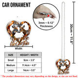 You & Me We Got This - Personalized Hunting Transparent Car Ornament
