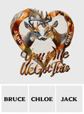 Together Forever - Personalized Hunting Shaped Car Visor Clip