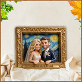 I Love You - Personalized Couple 2 Layered Wood Sign / Wood Plaque