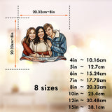 Custom Any Photo - Personalized Mother Window Hanging Suncatcher Ornament