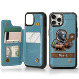 Strong Ones Become Welder - Personalized Welder Wallet Phone Case