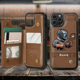 Strong Ones Become Welder - Personalized Welder Wallet Phone Case