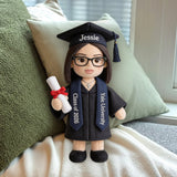 Senior Class of 2026 Gift - Personalized Graduation Premium Faux Fur Pillow