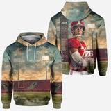 Any Sport, Name, Postion, Number, Team.... - Personalized Football Hoodie and Leggings
