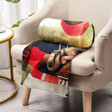 Any Photo, Name, School... - Personalized Baseball Blanket