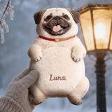 Custom From Any Photo - Personalized Dog Hot Water Bottle With Cover