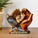 Our Little Family - Personalized Family Custom Shaped Acrylic Plaque
