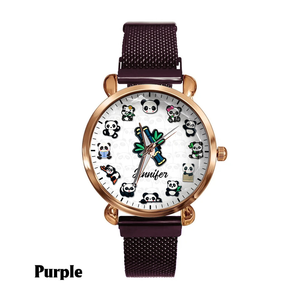 Panda Lover - Personalized Panda Lover Women Hand Watch