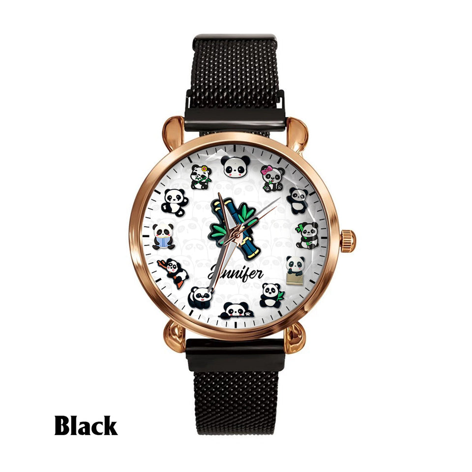 Panda Lover - Personalized Panda Lover Women Hand Watch