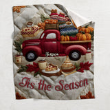 Tis The Season - Personalized Autumn Blanket