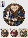 My Office - Personalized Nurse Spinner Sign Custom Shape