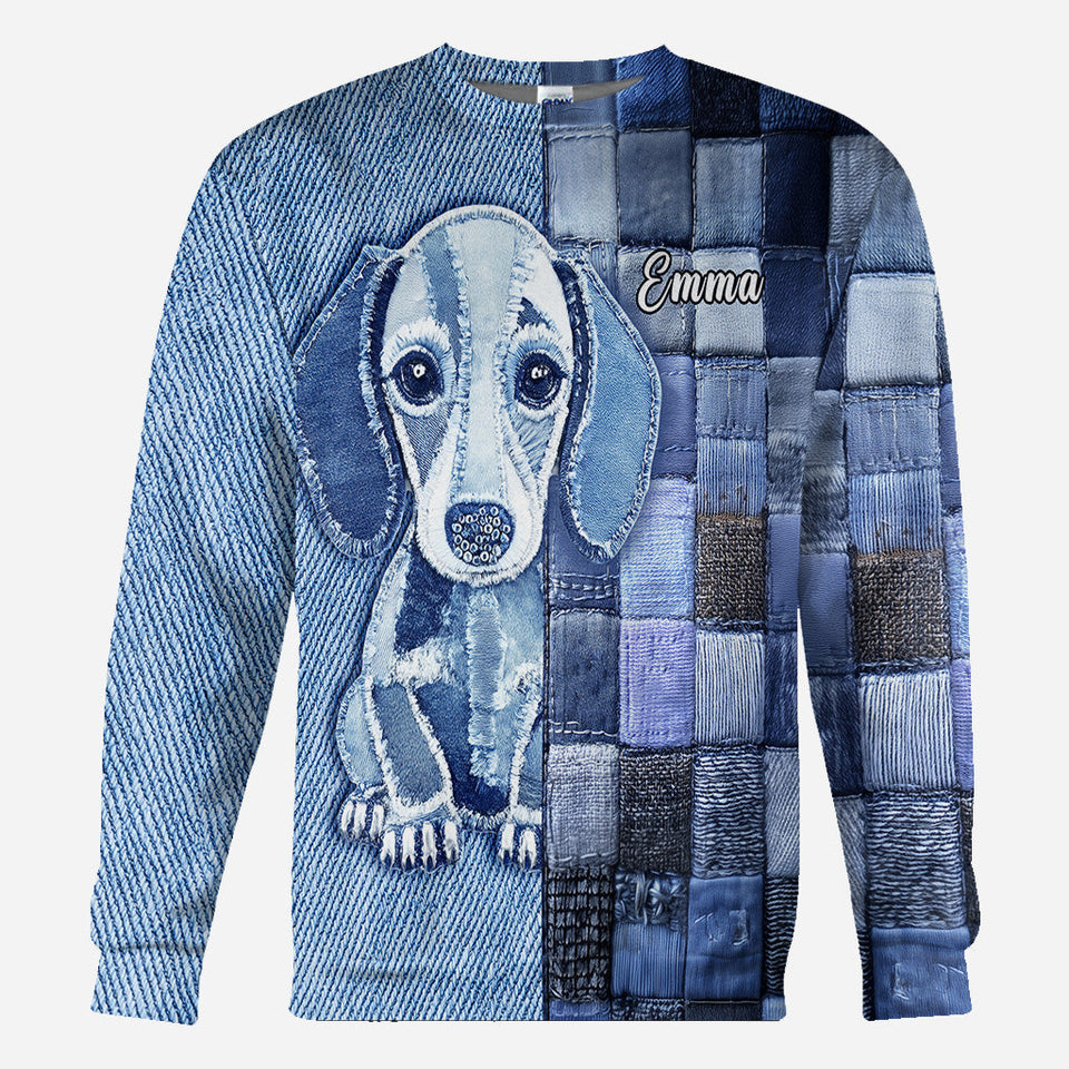 Love Dachshund - Personalized Dog All Over Shirt