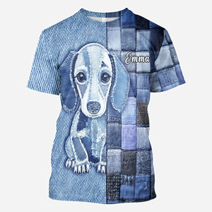 Love Dachshund - Personalized Dog All Over Shirt