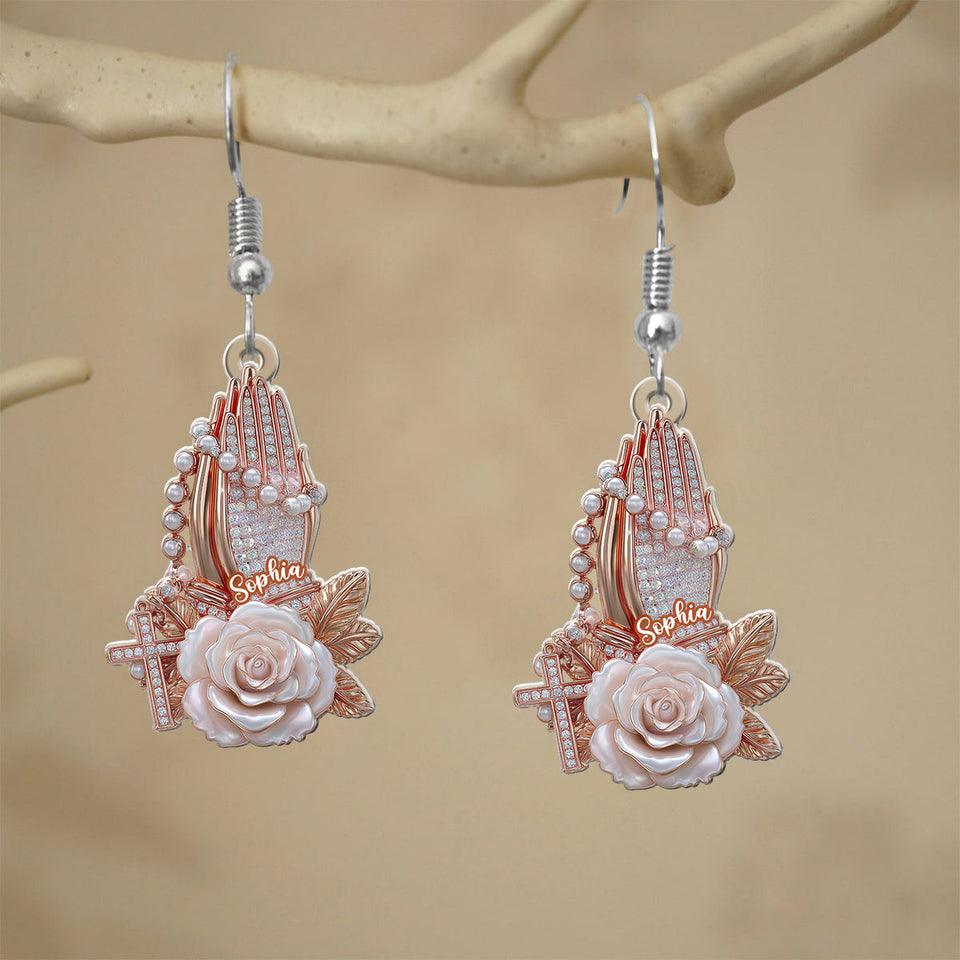 Believe - Personalized Christian Earrings