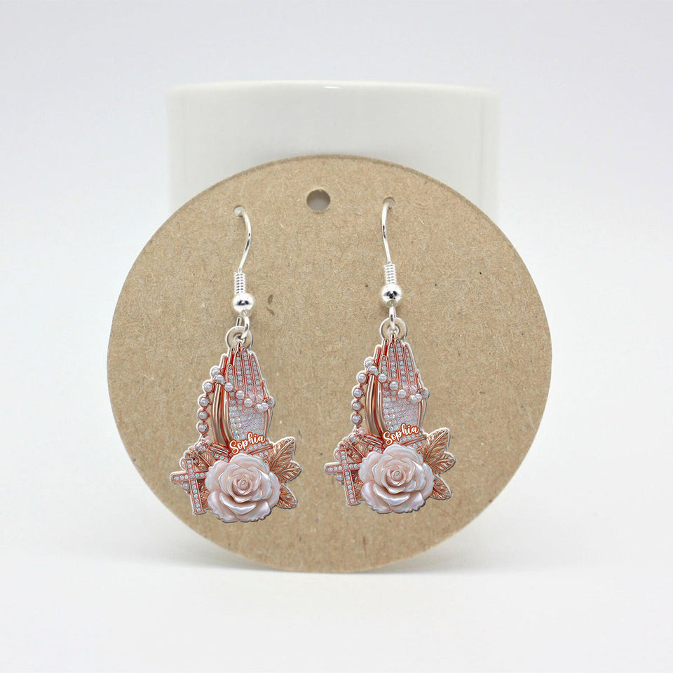 Believe - Personalized Christian Earrings