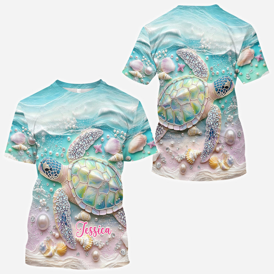Love Turtles - Personalized Turtle All Over Shirt