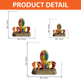Best Step Dad Ever - Personalized Father Custom Shaped Acrylic Plaque