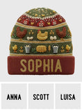 Crazy Chicken Lady - Personalized Chicken Beanie Hat