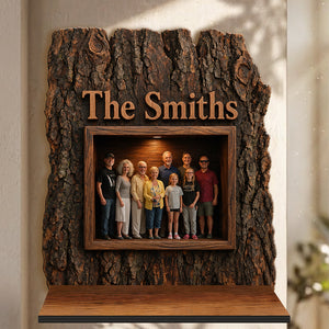 Family Is Forever - Personalized Family Wooden Floating Shelf