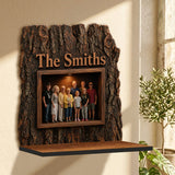 Family Is Forever - Personalized Family Wooden Floating Shelf