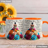 God Says You Are - Personalized African American Accent Mug