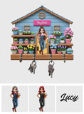 Welcome To My Garden - Personalized Gardening Custom Shaped Key Rack