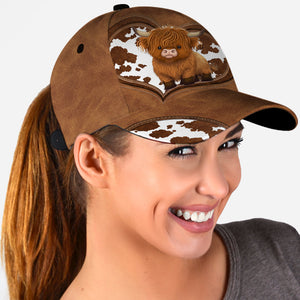 Cute Highland Cow - Personalized Highland Cow Classic Cap