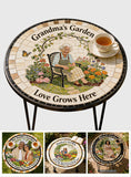My Happy Place - Personalized Gardening Table Custom Shape