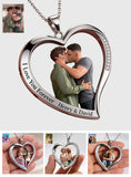 I Love You - Personalized LGBT Support Shaped Metal Pendant Necklace